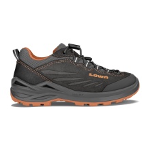 Lowa Hiking Shoes Delago Low GTX SL (Multifunctional, waterproof) anthracite gray/orange Kids